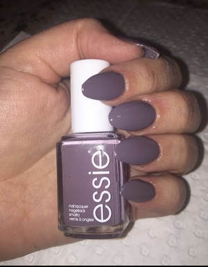 Paradise Glow Nails & Beauty Pic 5 - Almond Shaped Nails Essie Polish Mauve colour