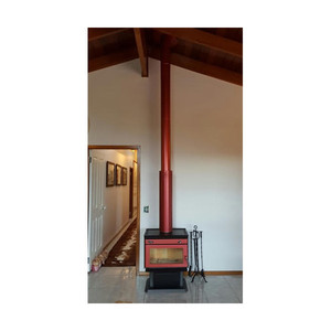 Mr Stoves Fireplaces and Airconditioning Pic 5 - A Vogue Pintel made locally in Darra by Mr Stoves Seen here with a personalized red trim