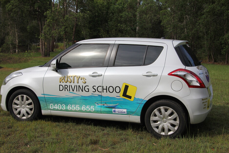 Rusty's Driving School Pic 1 - Driving lessons available in either auto or manual Prices range from 90 light truck lessons to 60 for prepaid car lessons