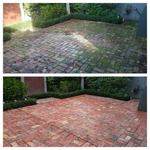 Ezicleen Pic 2 - Outdoor paving before and after