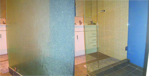 Ezicleen Pic 5 - Shower screen restoration before and after