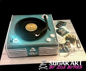 Sugar Art By Zoe Byres Pic 2 - Zoe Byres Record Player