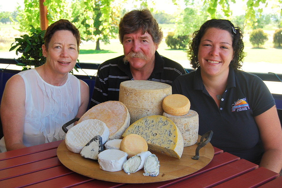 Milawa Cheese Factory Bakery & Restaurant Pic 1 - Owners Annie David and Ceridwen Welcome you to try their cheeses