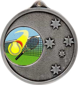 Sports Medals Oz Pic 5 - Tennis themed generic medal