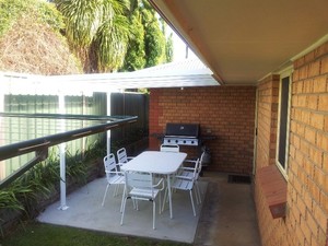 Apartments On Tolmie Pic 3 - private outdoor areas with BBQ