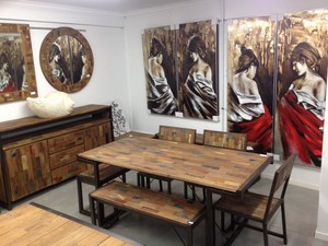 Great Stuff imports - Deer Park (Melbourne) Pic 2 - Recycled Boat Wood Furniture