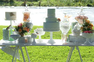 Watermelons Lolly Buffet Pic 3 - Watermelons Lolly Buffet Candy Bar Wedding in a park