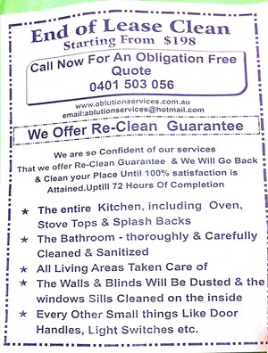 Ablution Domestic And Commercial Services Pic 2