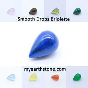 Earth Stone Inc Pic 4 - Smooth Gemstones Beads in Drops Shape