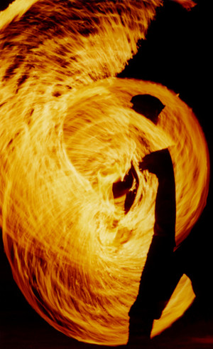 Circus Elements Pic 4 - Fire twirling