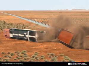 Constructive Media Pic 4 - 3D Visual Train Derailment