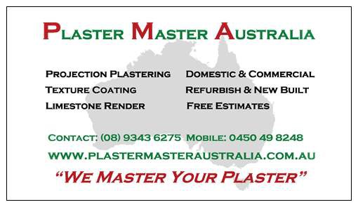 Plaster Master Australia Pic 1 - plaster master australia logo