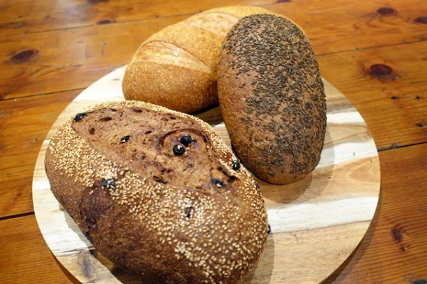 Shepherd's Artisan Bakehouse Pic 1 - Three loaves from this bakery