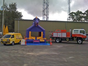 All 4 Fun Jumping Castles Pic 5 - Rural Fire Brigade Christmas Party 2009