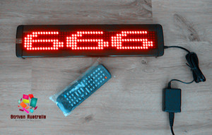 LED chalkboard and displayer Pic 2 - Operate sign by remote control or PC