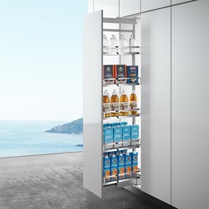 StackHaus Pic 2 - The Butler Series Tall Pantry Boasts style and practicality for the modern sleek kitchen and makes accessing your pantry items so easy