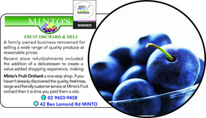 Minto's Fruit Orchard Pic 3 - Mintos