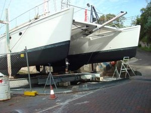 All Sodablast Services Pty Ltd Pic 3 - Boat Antifoul removal before