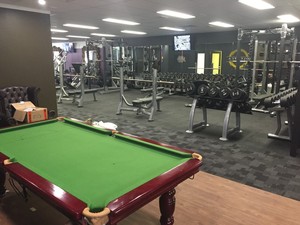 Super Movers Pic 2 - Slate Pool Table relocation to a gym in Brisbanes CBD