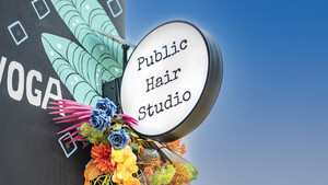 Public Hair Studio Pic 2 - Outside Signage