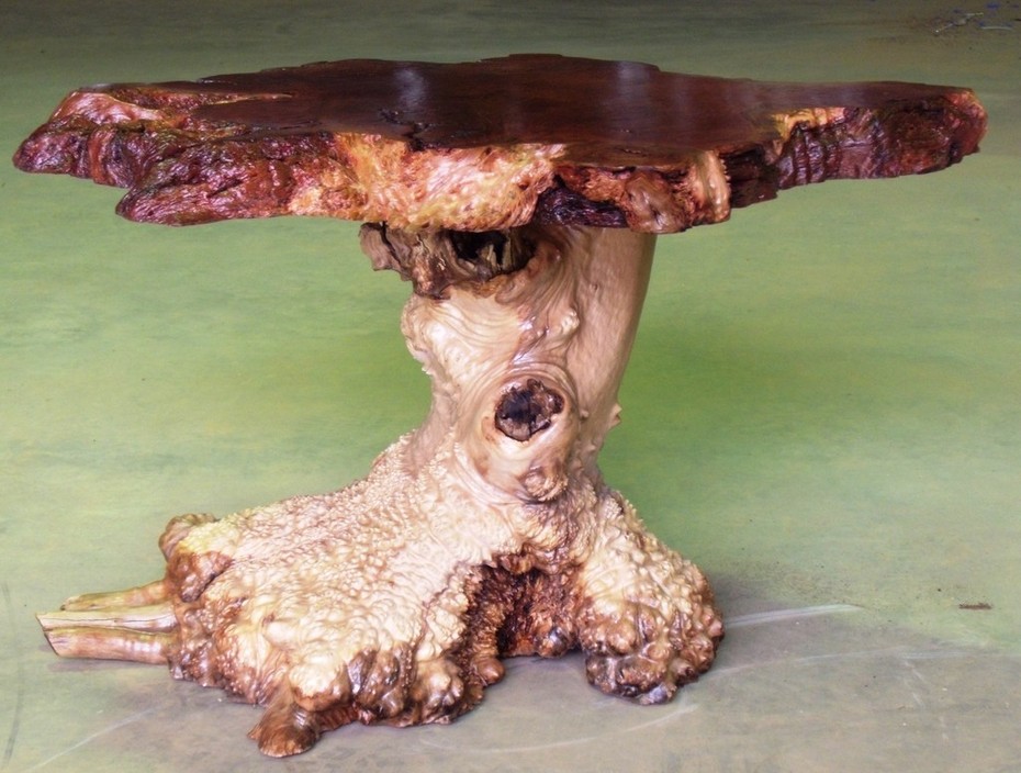 Primrose Valley Cabinets & Joinery Pic 1 - Red gum burl table