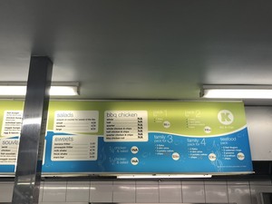 Captain K fish and chips Pic 4 - Updated menu