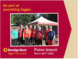 Bendigo Bank Pic 5 - the Bendigo Bank Picton cabanas shaded the lovely choir at the Christmas Carols in December