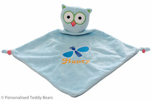 Personalised Teddy Bears Pic 4 - This matching comforter will keep Henry feeling safe