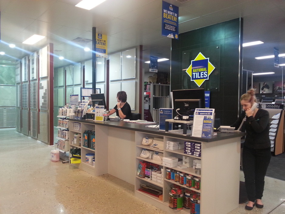 National Tiles Wodonga Pic 1 - Inside the tile showroom