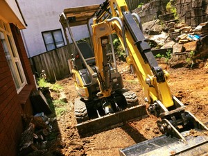 Mighty Mini Excavations Pic 5 - Big plans for a little yard