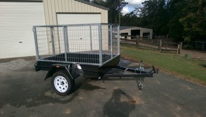 Trailer Barn Pic 3 - Box Trailer with Galv cage