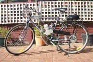 Oz Motorised Push Bikes Pic 1 - Old bike that has been converted