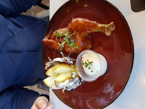 Doyalson-Wyee R.S.L Club Pic 3 - Half chicken with mop sauce jacket potato and sour cream