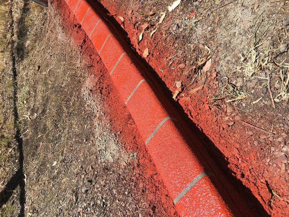 Living On The Edge Decorative Concrete Kerbing Pic 1 - Red Brick Glaze