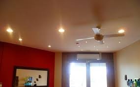 Davey Electrics Pic 2 - Downlights split system airconditioner and ceiling fan installed in commercial property