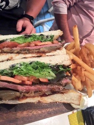 Hotel CBD Pic 4 - Steak sandwich