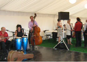 Lorne Bush House Cottages Pic 1 - Marquee and band hired