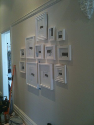 HandyManner Pic 2 - Picture hanging singles multiples and oversize Also mirrors small and large