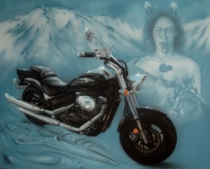 Airbrush Art - Badass Airbrush Pic 3