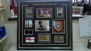 Griffith Prints & Framing Pic 3 - framed war medals