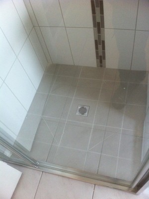 Essential Renovations Pic 4 - CENTRE DRAIN FLAT FLOOR SHOWER BASE