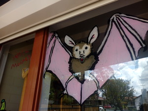 Gabby's Murals Pic 4 - Halloween window art