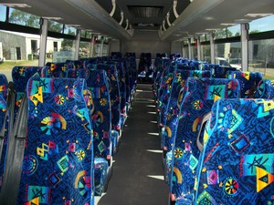 Bus Fox Pic 5 - Inside our 57 seater coaches Fully seat belted and airconditioned