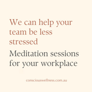 Conscious Wellness with Bianca - Holistic Life Coaching & Meditation Pic 5 - Meditation sessions bring more focus less stress for your team workplace corporate or event Conscious Wellness with Bianca Sydney