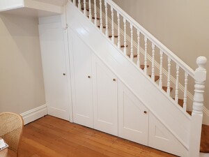 Creative Cabinetry. Custom Made Furniture. Pic 3 - Clean Lines Understair Attic