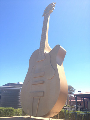 The Big Golden Guitar Tourist Centre Pic 4 - The Big Golden Guitar