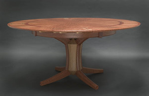 Select Custom Joinery Pic 5 - Salvaged Redgum Round to Round Extension Table