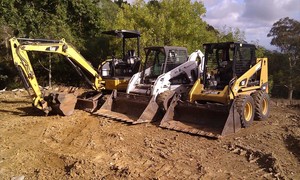 Rapid Earthmoving Solutions Pic 2 - Earthmoving project in action at Diggers Rest