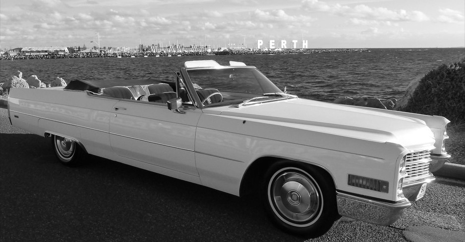 Perth Chauffeur Hire Pic 1 - The 1966 Cadillac de Ville Convertible