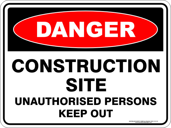 Australian Safety Signs by Stikystuf Pic 1 - construction site safety signs